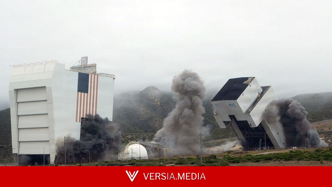 Towers once planned for California shuttle launches leveled for SpaceX rockets