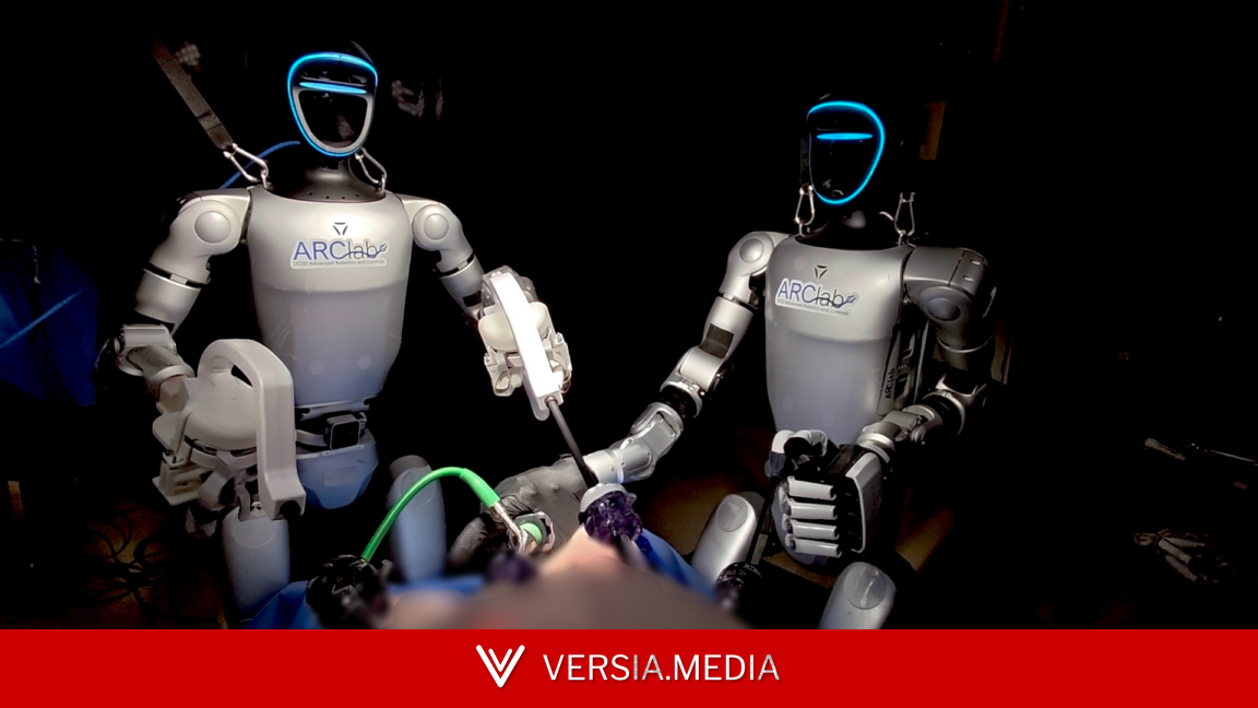 Humanoid robots controlled by surgeons did world-first operation on live pigs